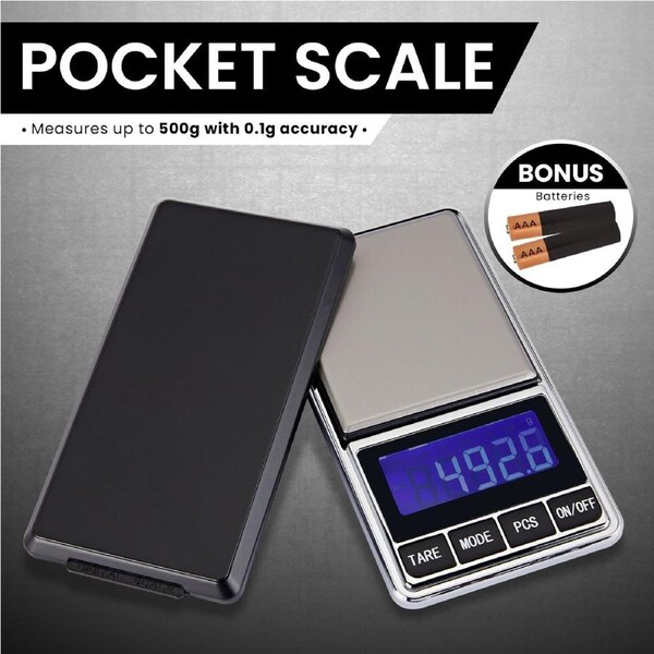 Digital Electronic Pocket Scales 500gm X 0.1gm