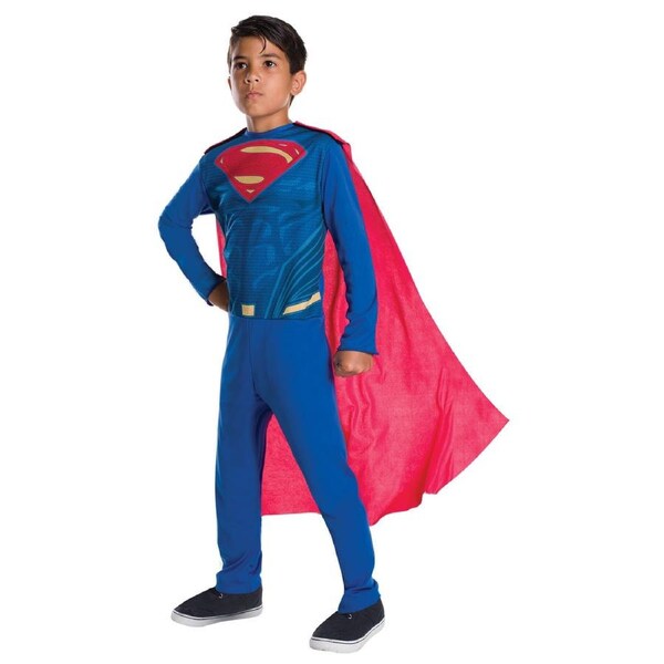 Dc Comics Superman Opp Kids Dress Up Halloween Party Costume Jumpsuit 3-5