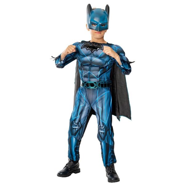 Dc Comics Bat-Tech Batman Dress Up Halloween Party Costume Jumpsuit 3-5