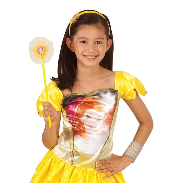 Disney Belle Princess Top Kids/Girls Dress Up Halloween Party Costume 3+