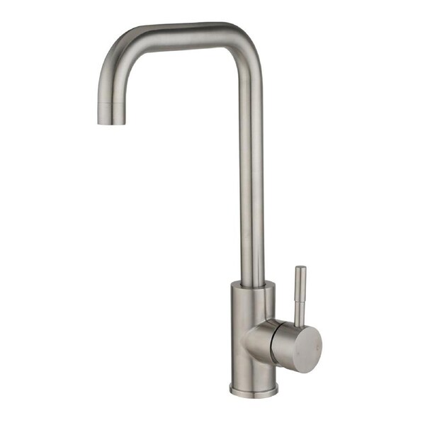 Kitchen Mixer Tap Laundry Sink Basin Faucet Swivel Spout Brushed WELS
