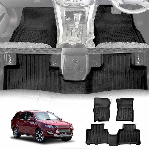 3D Floor Mats for Ford Territory 2004-2016 Heavy Duty All Weather Car Mats Carpet Liner Set