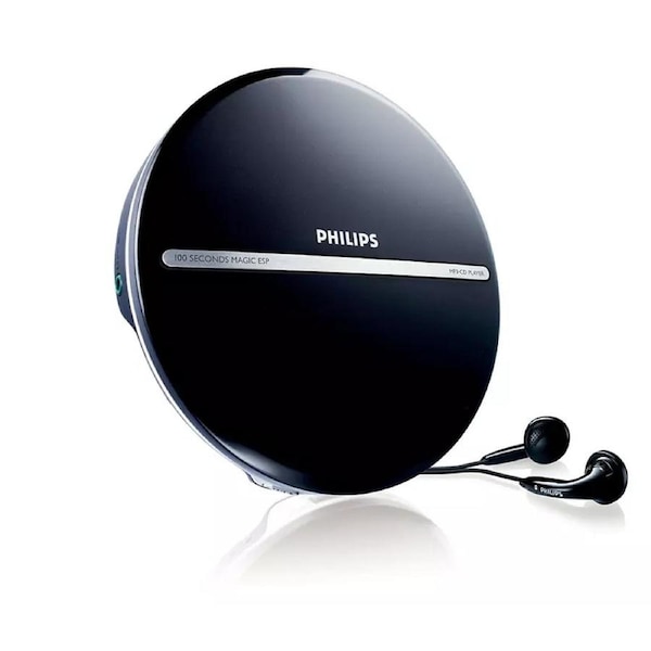 Philips Portable On The Go MP3-CD Music Player With LCD Display/Bass Boost
