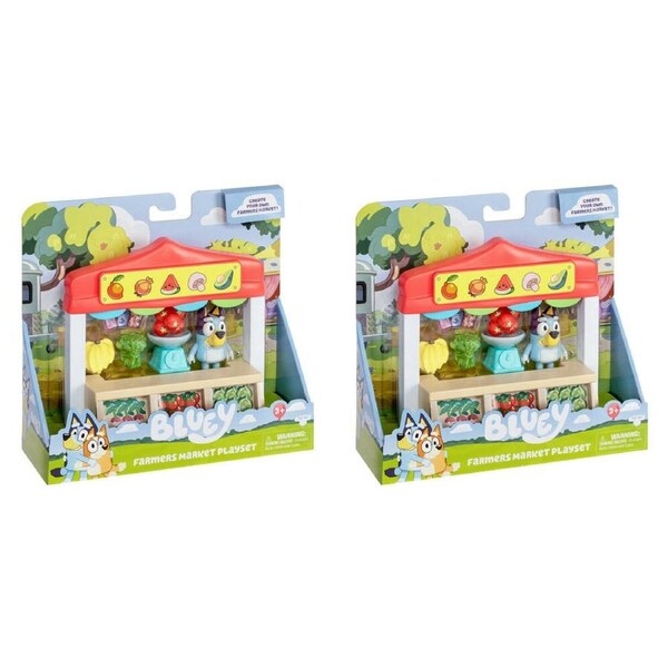 2x Bluey S12 Mini Figure Playset Kids/Children Figurine Play Toy Assorted 3y+
