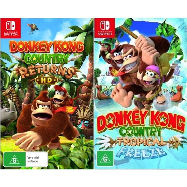 Donkey Kong Country Returns HD & Tropical Freeze Bundle