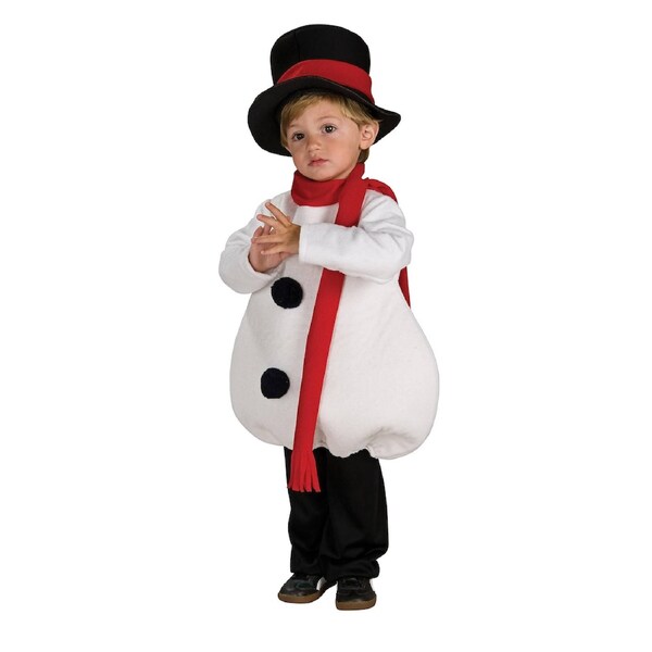 Rubies Baby Christmas Festive Snowman Kids Fancy Dress Up Costume S