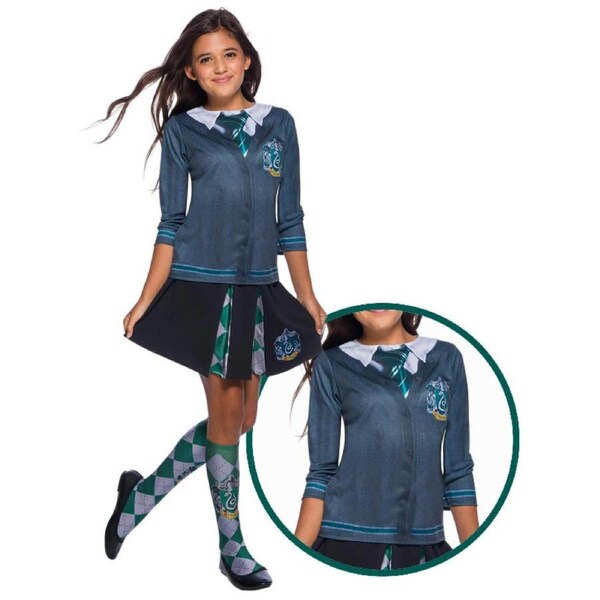 Rubies Harry Potter Hogwarts Slytherin Dress Up Kids Costume Top 5-7