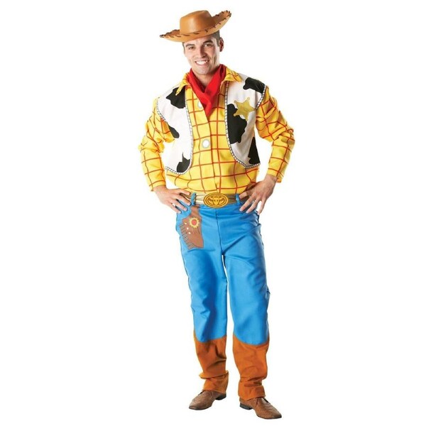 Disney Pixar Woody Deluxe Adults Dress Up Cowboy Party Costume XL
