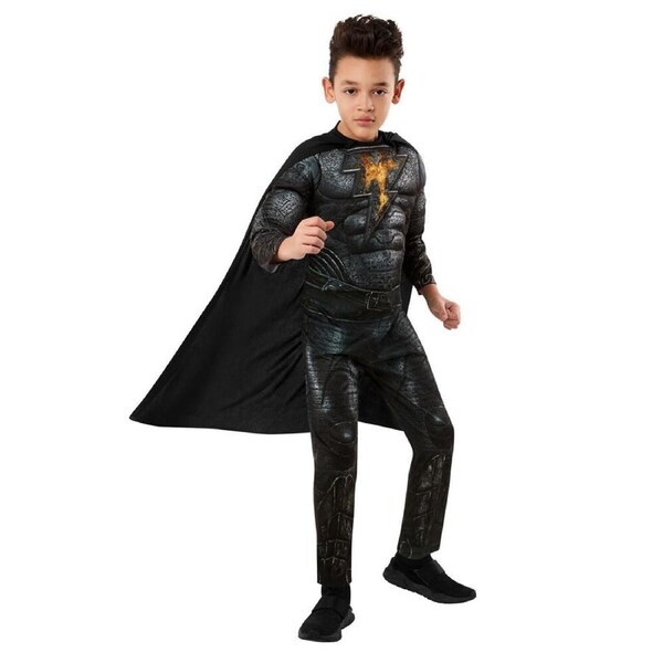 Dc Comics Black Adam Kids/Boys Dress Up Party Jumpsuit Superhero Costume S