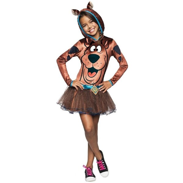 Rubies Scooby Doo Hanna-Barbera Girls Hooded Girls Fancy Dress Up Costume S