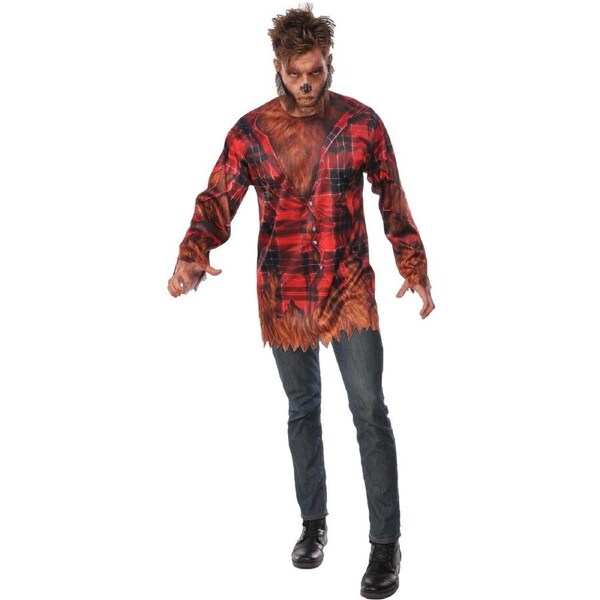 Rubies Werewolf Adults Dress Up Scary Long Sleeve Shirt Costume XL