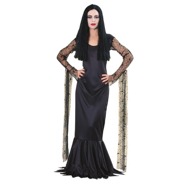 Rubies Morticia Addams Womens Dress Up Spooky Halloween Party Costume L