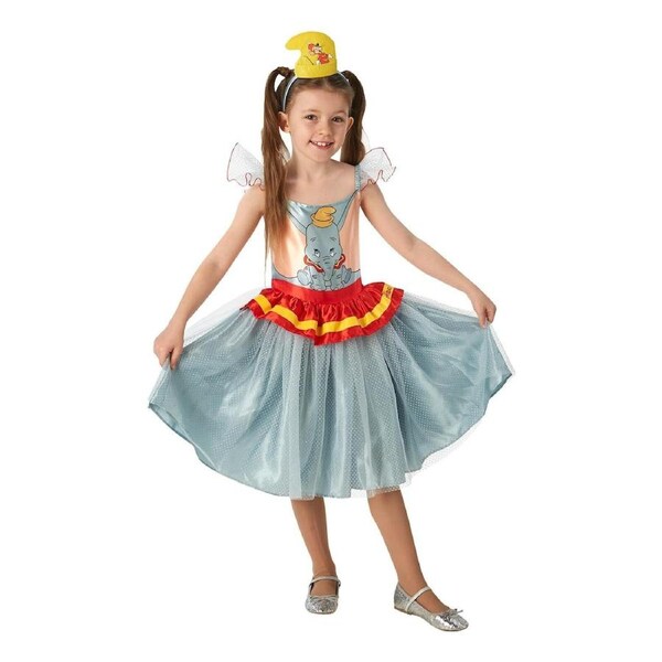 Disney Dumbo The Elephant Tutu Dress Girls Fancy Dress Up Movie Costume 5-6