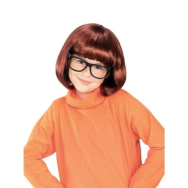 Scooby Doo Velma Dinkley Deluxe Girls Fancy Dress Up Party Costume Set 5-7