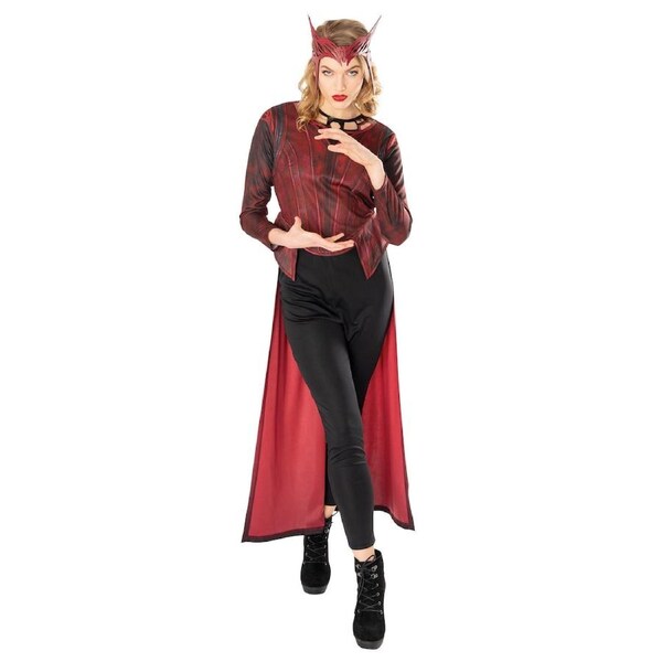 Marvel Avengers Scarlet Witch Dr Strange 2 Movie Womens Dress Up Costume S