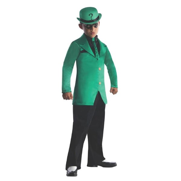 Dc Comics The Riddler Batman Universe Kids/Childrens Dress Up Costume M