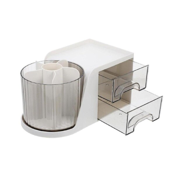 Desktop Storage Rotating Organizer Countertop Shelf Multifunctional Storage Rack