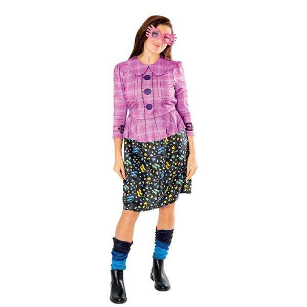 Harry Potter Hogwarts Luna Lovegood Adult Womens Fancy Dress Up Costume M