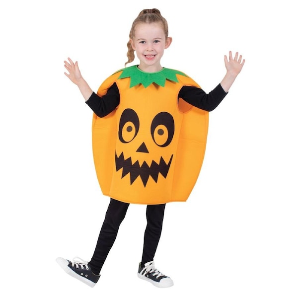 Rubies Halloween Pumpkin Tabard Unisex Fancy Dress Up Party Costume 3-5