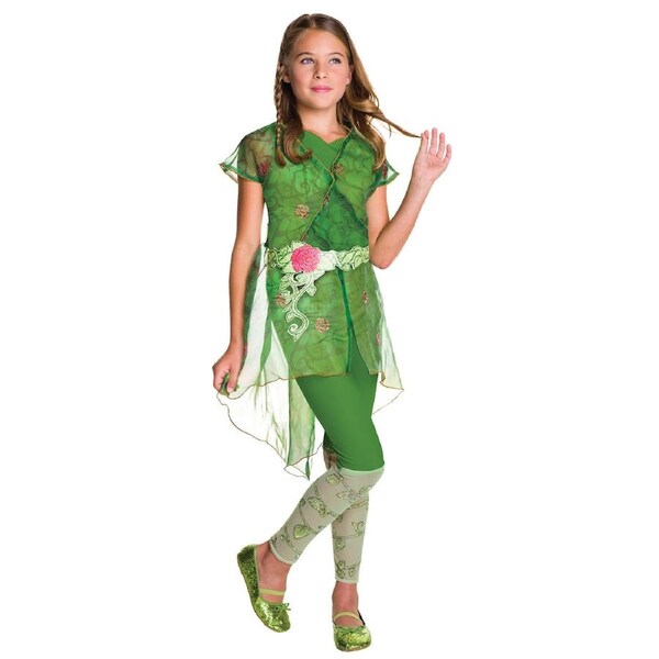 Rubies DC Comics Poison Ivy Dcshg Deluxe Girls Dress Up Costume 6-8