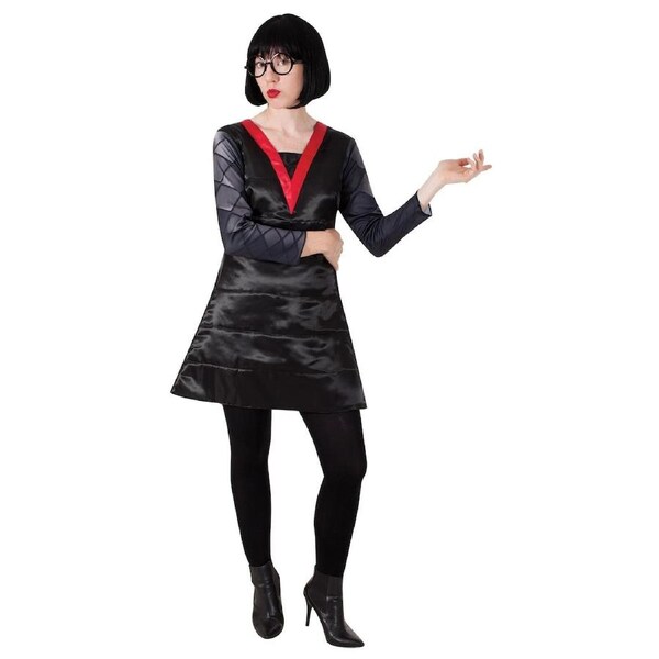 Disney Pixar The Incredibles Edna Mode Deluxe Womens Dress Up Costume S