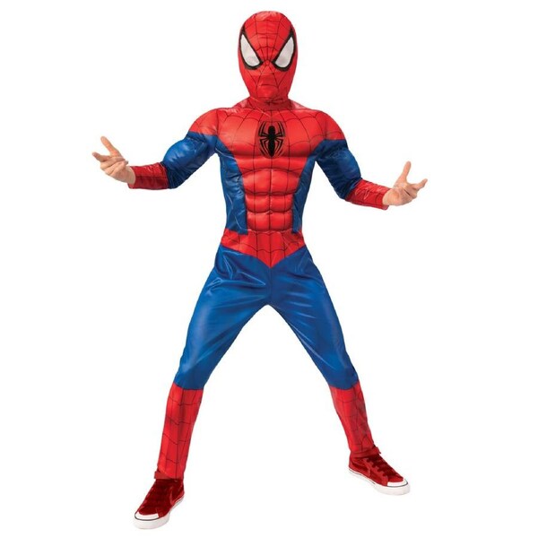 Marvel Spider-Man Deluxe Lenticular Boys Fancy Dress Up Costume 9-10