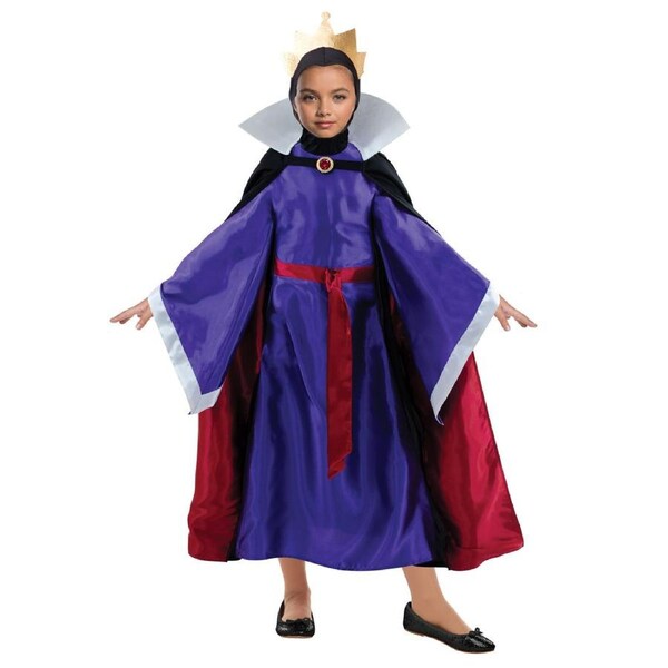 Disney Evil Queen Snow White Disney Girls Fancy Dress Up Costume 3-5