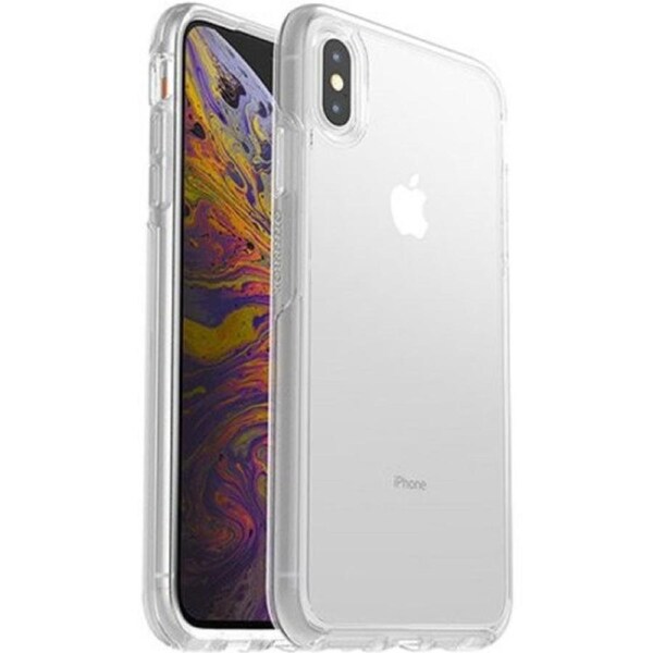 (LS) OtterBox Symmetry Clear Apple iPhone Xs Max Case Clear - (77-60085), Antimicrobial, DROP+ 3X Military Standard, Raised Edges, 7 Years Warranty