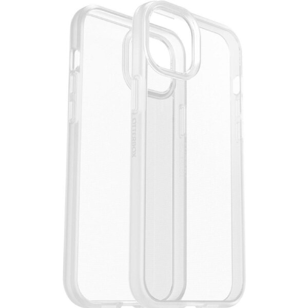 OtterBox React Apple iPhone 15 Plus / iPhone 14 Plus (6.7') Case Clear - (77-92770), Antimicrobial, DROP+ Military Standard,Hard Case,7 Years Warranty