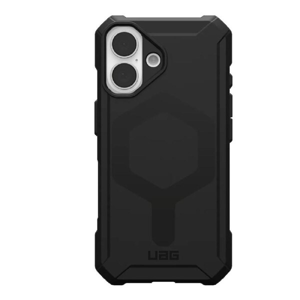 UAG Essential Armor MagSafe Apple iPhone 16 Plus (6.7') Rugged Case - Black (114447114040), 15ft. Drop Protection (4.6M), 10 Years Warranty