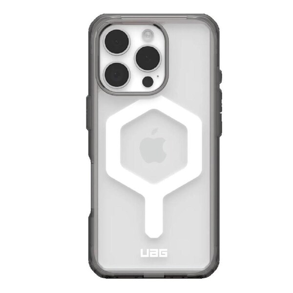 UAG Plyo MagSafe Apple iPhone 16 Pro Max (6.9') Rugged Case - Ash/White (114481113141), 16ft. Drop Protection (4.8M), Armored Shell, 10 Years Warranty