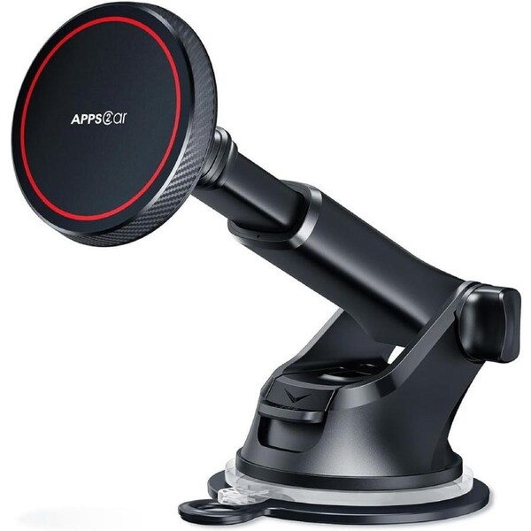 APPS2Car Compatible for MagSafe Car Mount - Designed for iPhone 12/13/14/15/16 MagSafe Case, Red-Magsafe