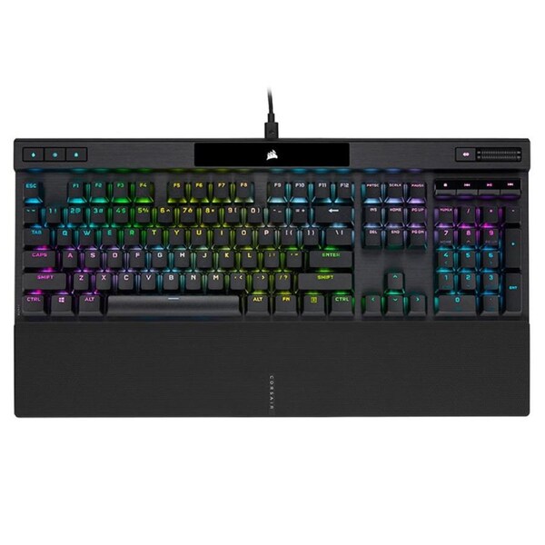 Corsair Gaming K70 RGB PRO Wired Mechanical Gaming Keyboard with PBT Double Shot PRO - Cherry MX Speed Silver(CH-9109414-NA)