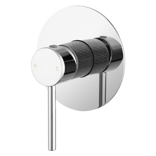 Bathroom Brass Wall Basin Sink Shower Mixer Tap Faucet Round Chrome Bath Spout