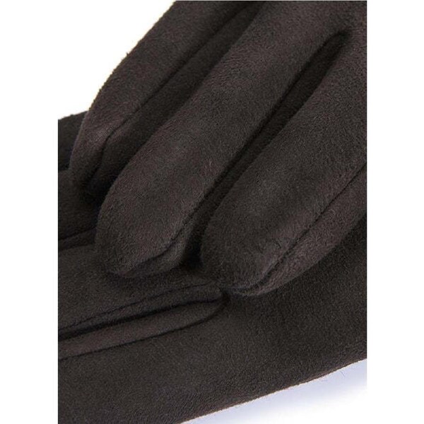 Dents Womens Louisa Sheepskin Gloves Winter Ladies Glove - Suede Brown Large