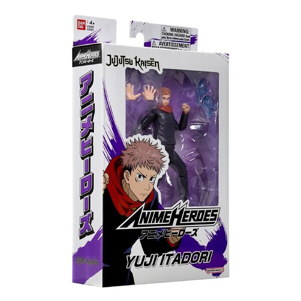 Bandai Anime Heroes Jujutsu Kaisen Yuji Itadori Figure