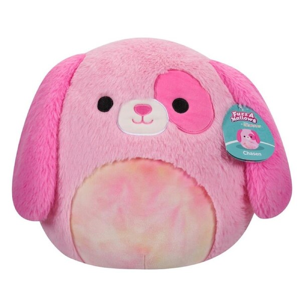 Squishmallows Fuzzamallows Chasen the Dog 12 inch Plush