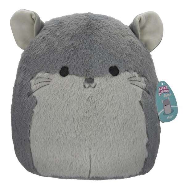 Squishmallows Fuzzamallows Miper the Chinchilla 12 inch Plush