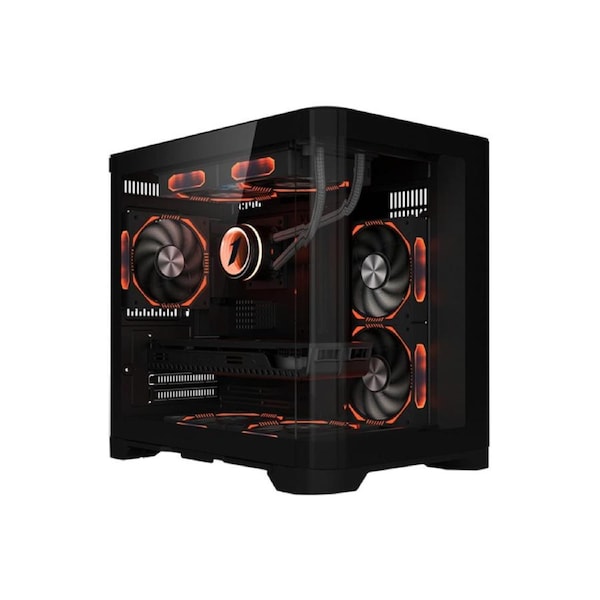 1st Player UV5 M-ATX ITX PC Gaming Case - Black