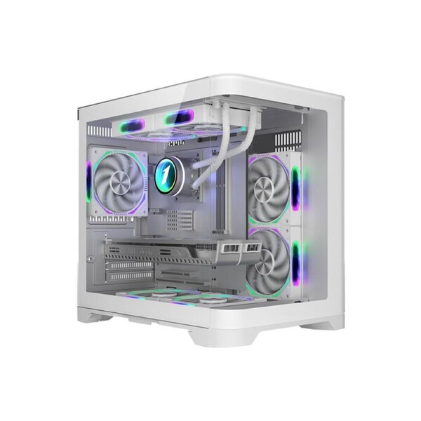 1st Player UV5 M-ATX ITX PC Gaming Case - White