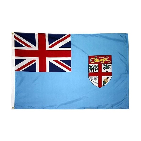 Large Fiji Fijian Flag Pacific Island Heavy Duty Outdoor 90 X 150 CM - 3ft x 5ft