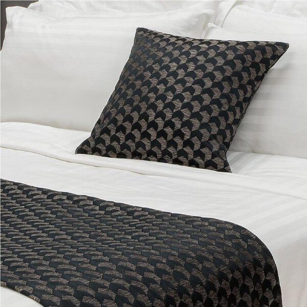 Jason Commercial Regency Bed Runner Bedding Decor Ink Blue King