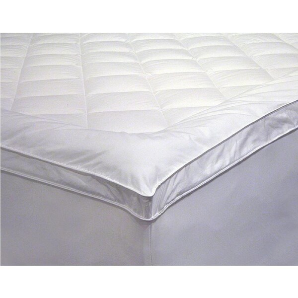 Jason Commercial Microloft Fitted Mattress Topper 400GSM Single