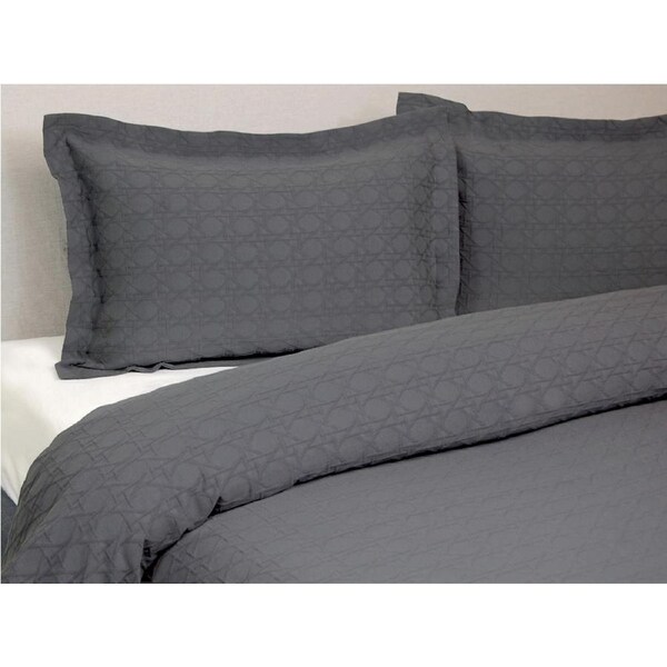 Jason Commercial Bed Villa Matelasse Coverlet Bedding Slate Single/Double