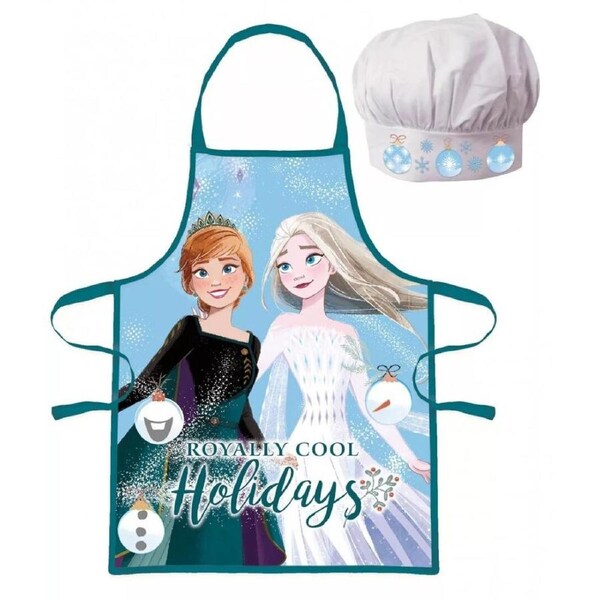 Disney Frozen Cool Kids Apron and Chef Hat Set