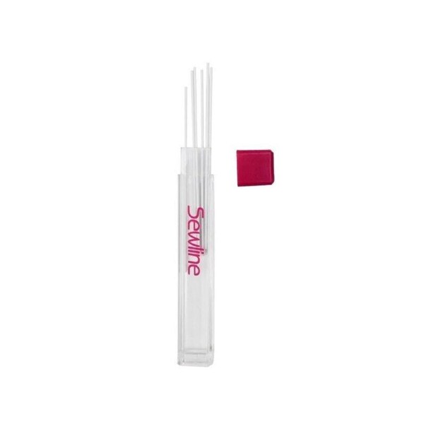 Sewline Erasable Pencil Refills Pack of 6 White for Sewing Patchwork