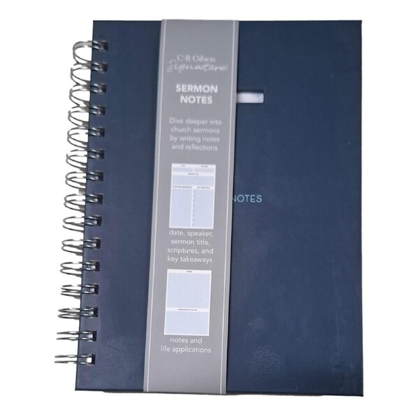 CR Gibson Sermon Note Church Scripture Journal