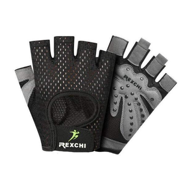 XL Women Fitness Gym Training Gloves Half Finger Gel Weight Lifting Workout Gloves