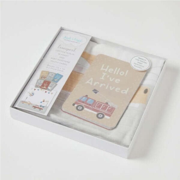 Milestone Muslin Set - Transport