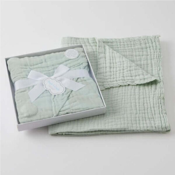 Double Muslin Cotton Blanket - Sage